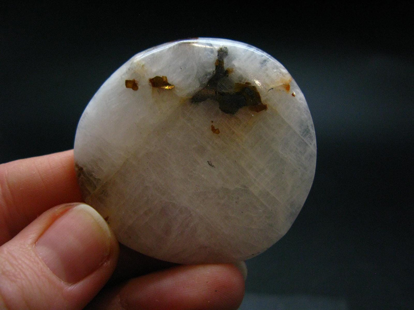 Rare Cryolite Tumbled Stone From Greenland - 1.8" - 32.18 Grams