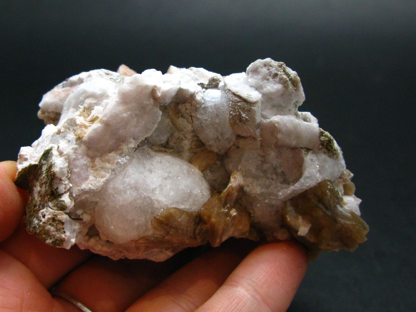 Analcime & Stilbite Cluster From Canada - 2.9" - 123.70 Grams