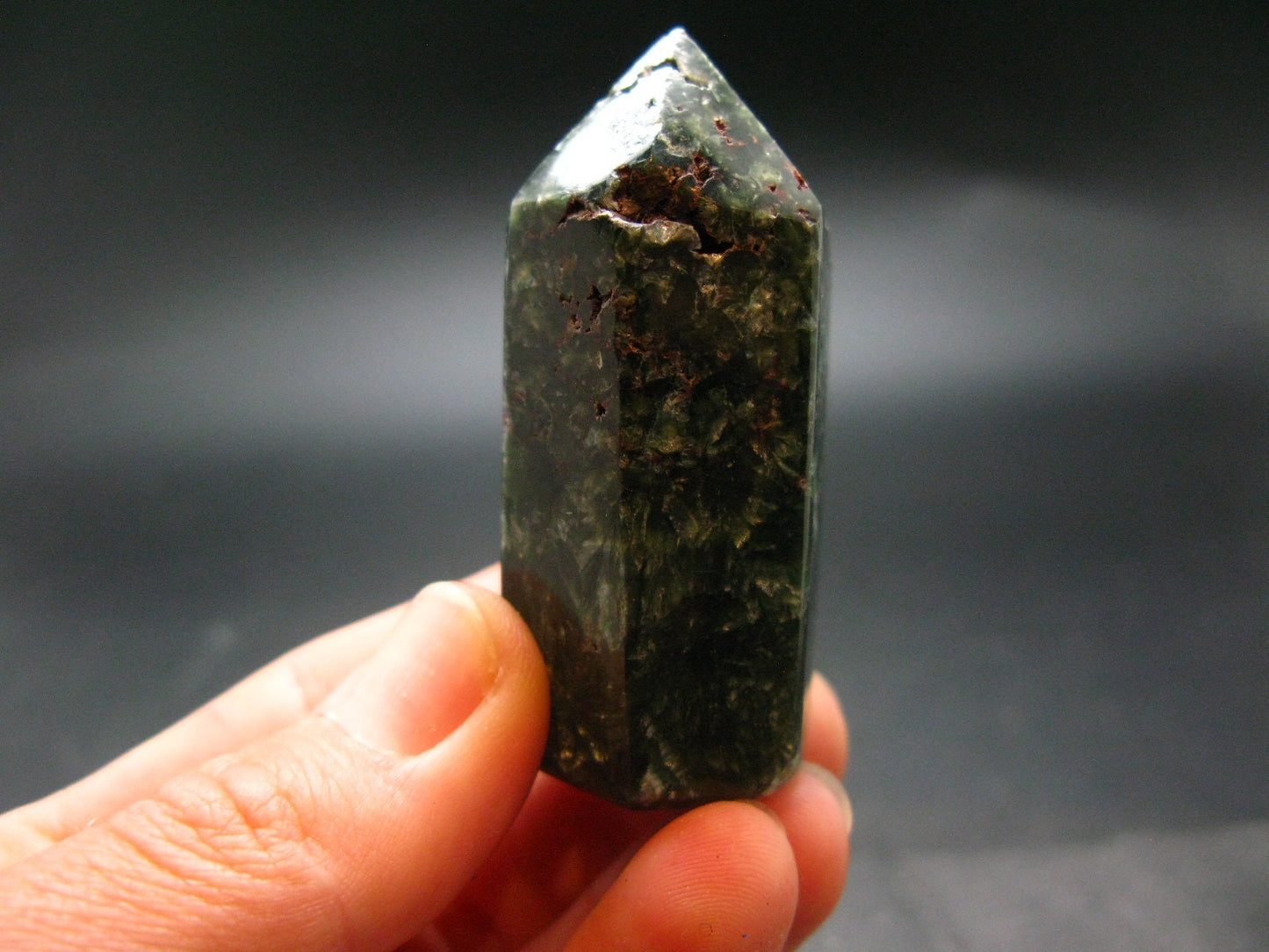 Nice Polished Seraphinite Obelisk From Russia - 2.1"