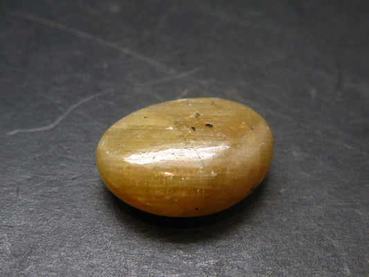 Tumbled Polished Gem Yellow Sapphire Corundum Crystal From Sri Lanka - 0.8" - 36.60 Carats