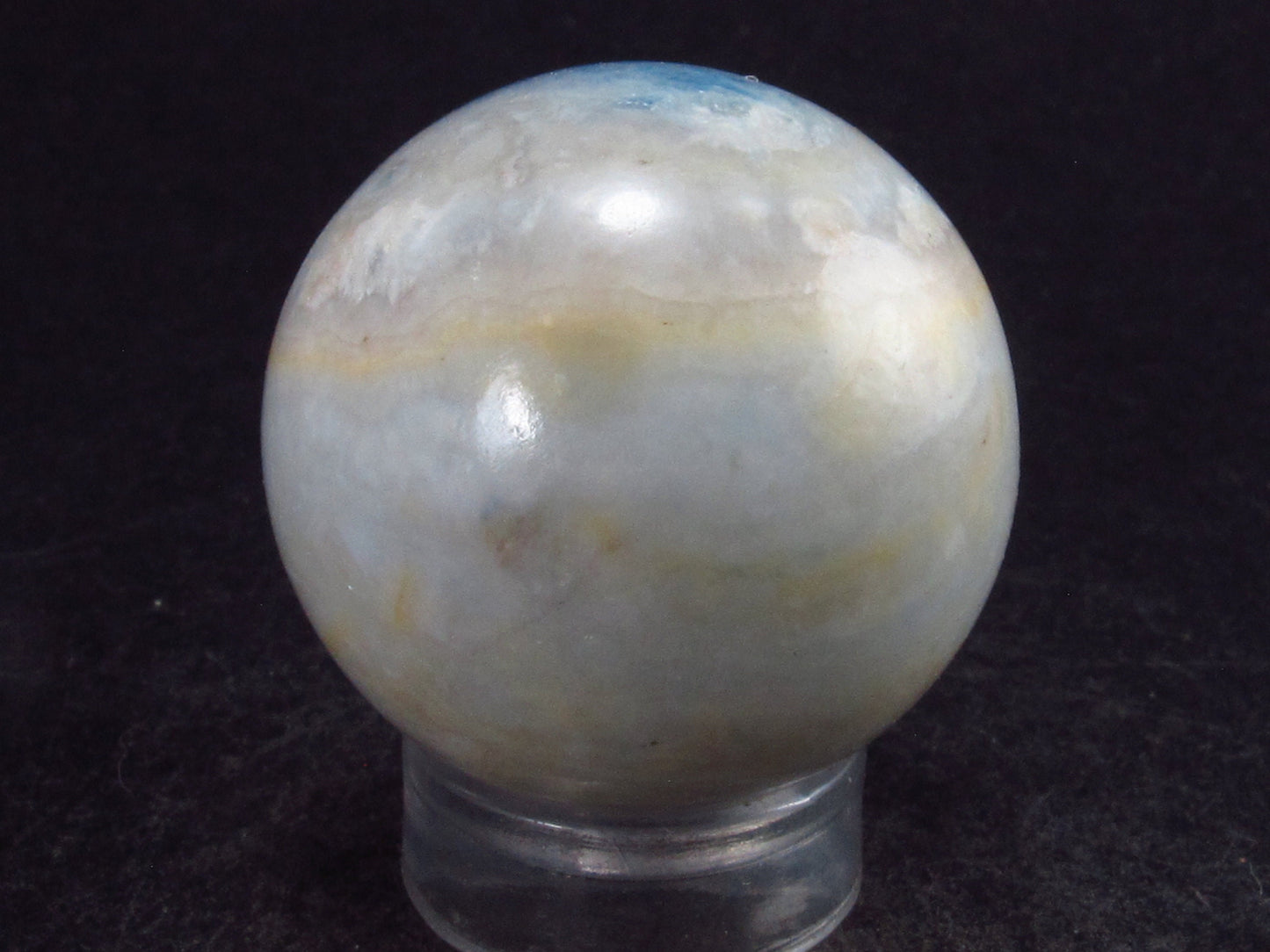 Rare Blue Scheelite Sphere From Turkey - 0.9"