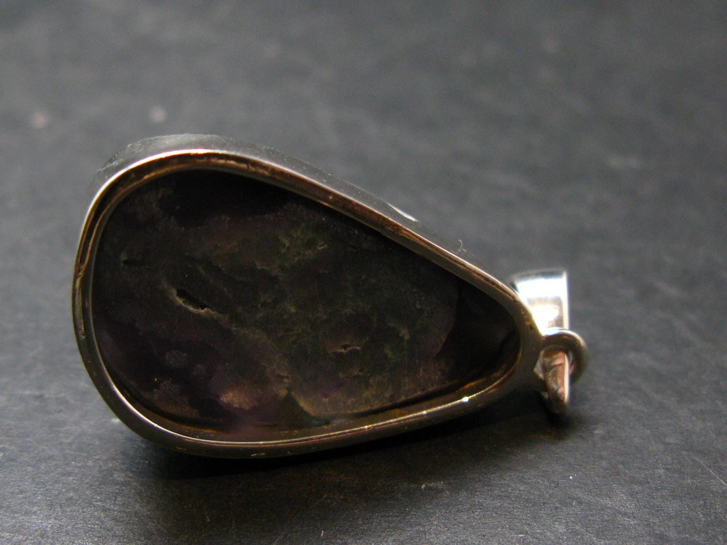 Purple Grape Agate Cluster Silver Pendant From Indonesia - 1.7" - 9.22 Grams