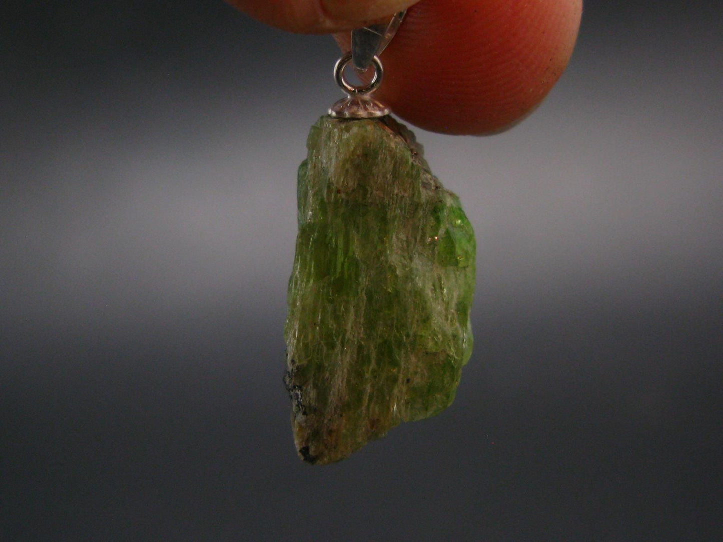 Rare Neon Tremolite Crystal Pendant from Tanzania - 1.0" - 14.40 Carats