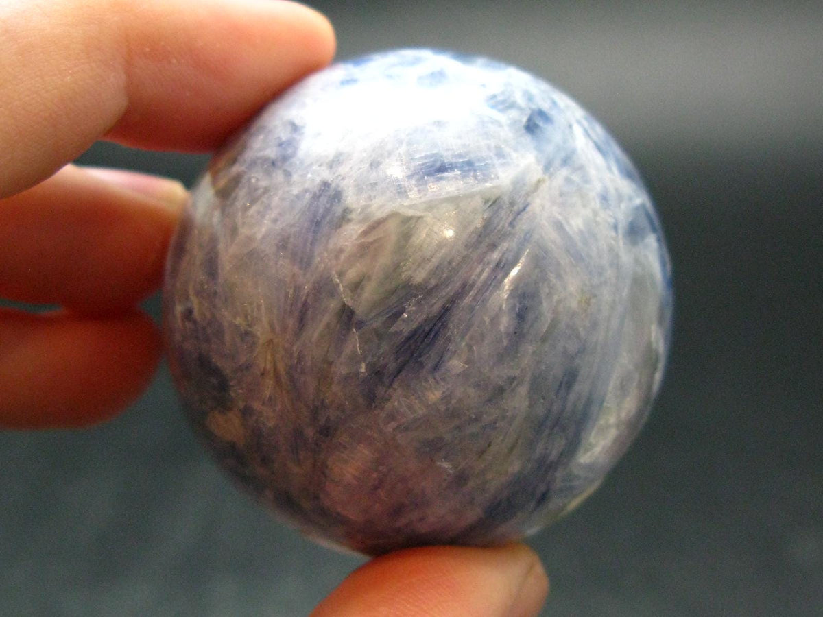 Blue Kyanite Sphere Ball From Brazil - 1.7"