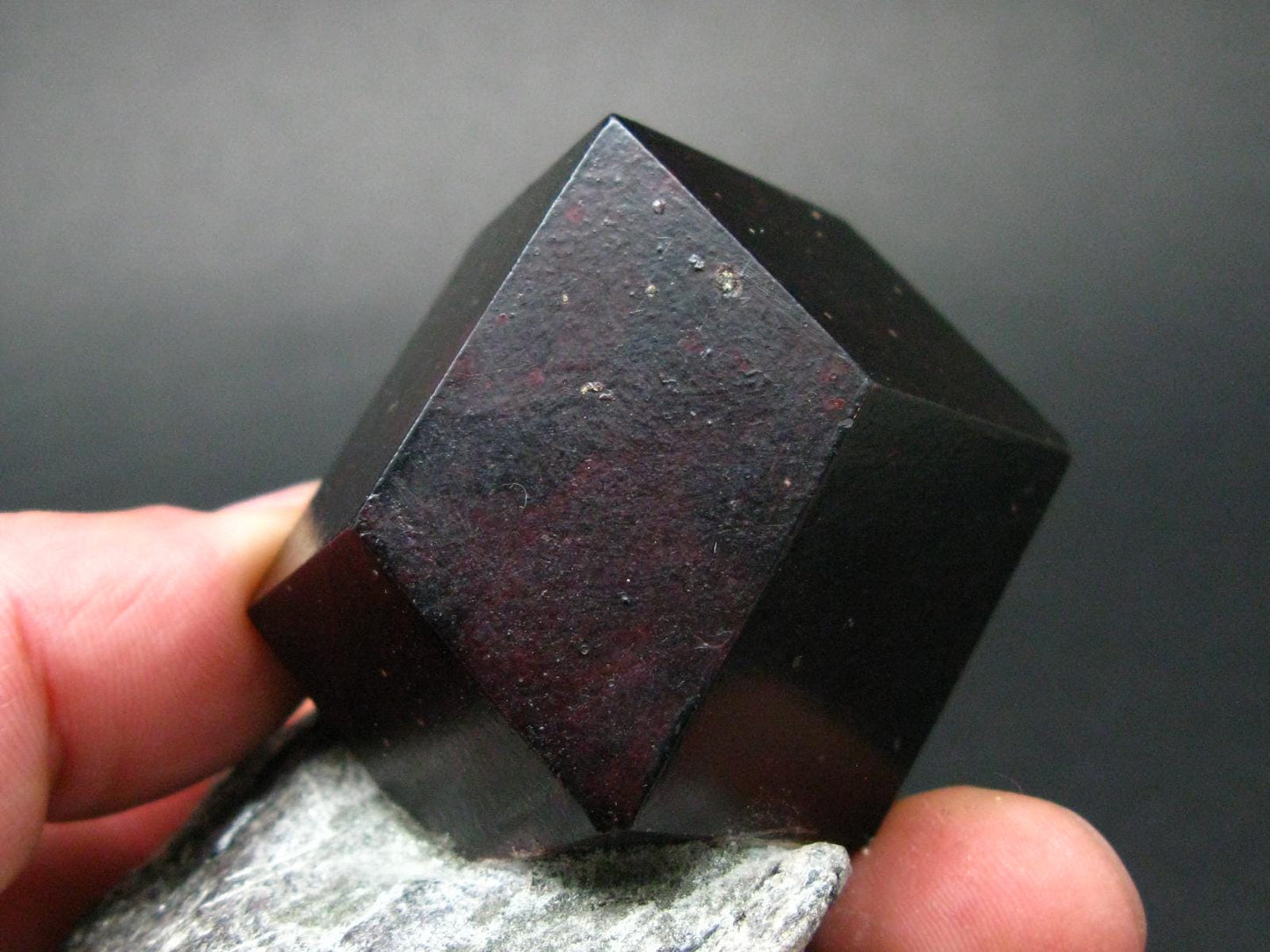 Red Garnet Almandine Cluster From Austria - 3.7"