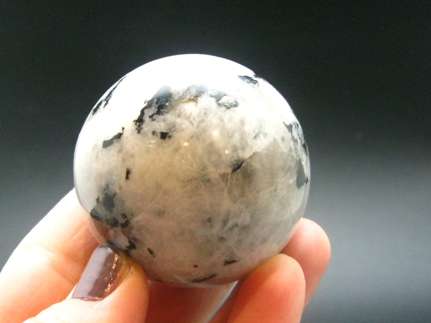 Moonstone Sphere from India - 1.8"