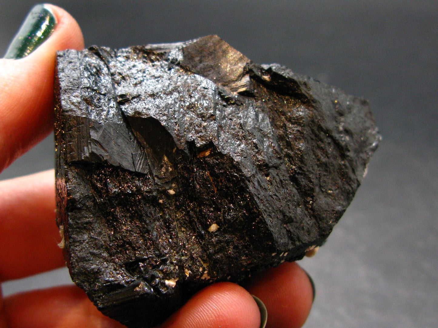 Fine Black Tourmaline Schorl Crystal From Namibia - 2.1" - 102.67 Grams