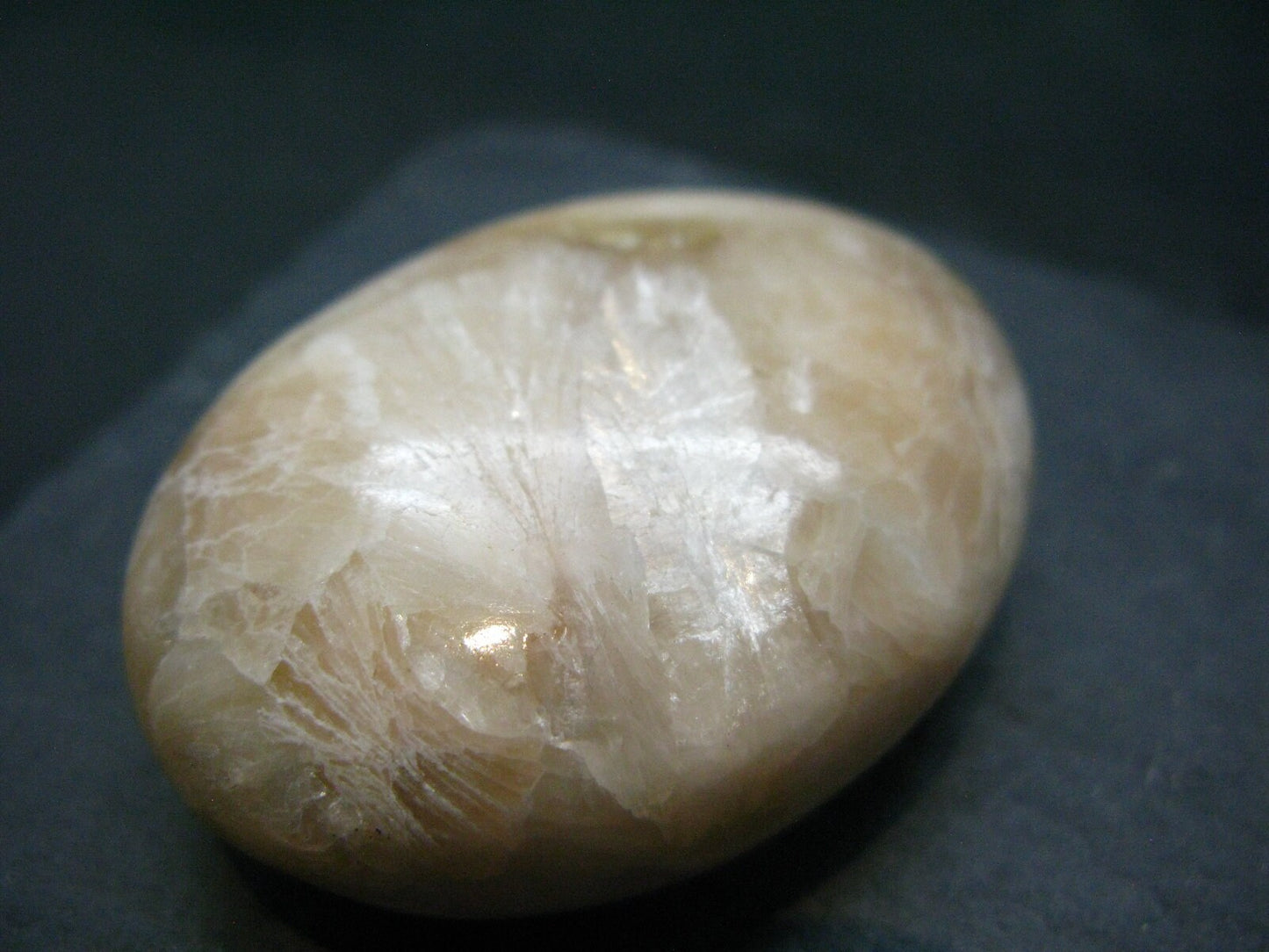 Unique Stilbite Tumbled Stone From India - 2.1"