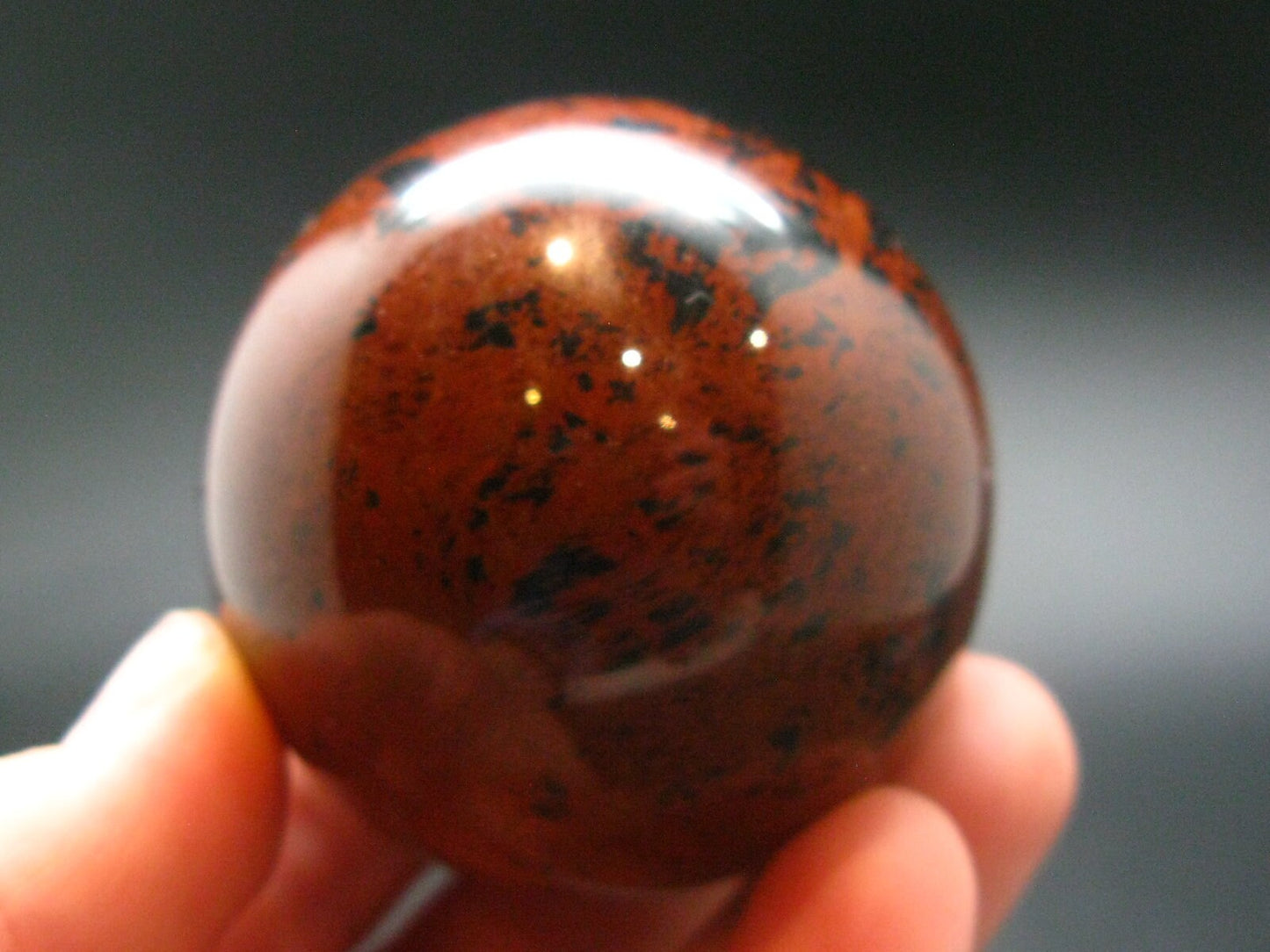 Mahogany Obsidian Sphere From Mexico - 2.0"