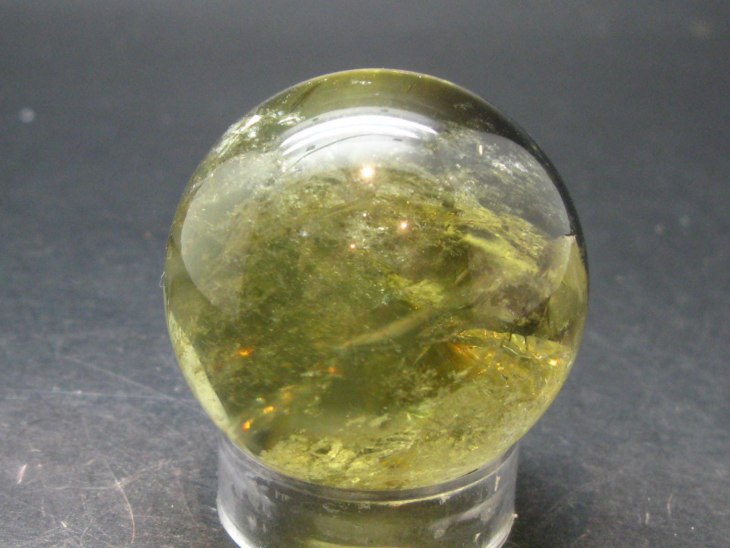 Citrine Sphere From Brazil - 1.6" - 107.3 Grams