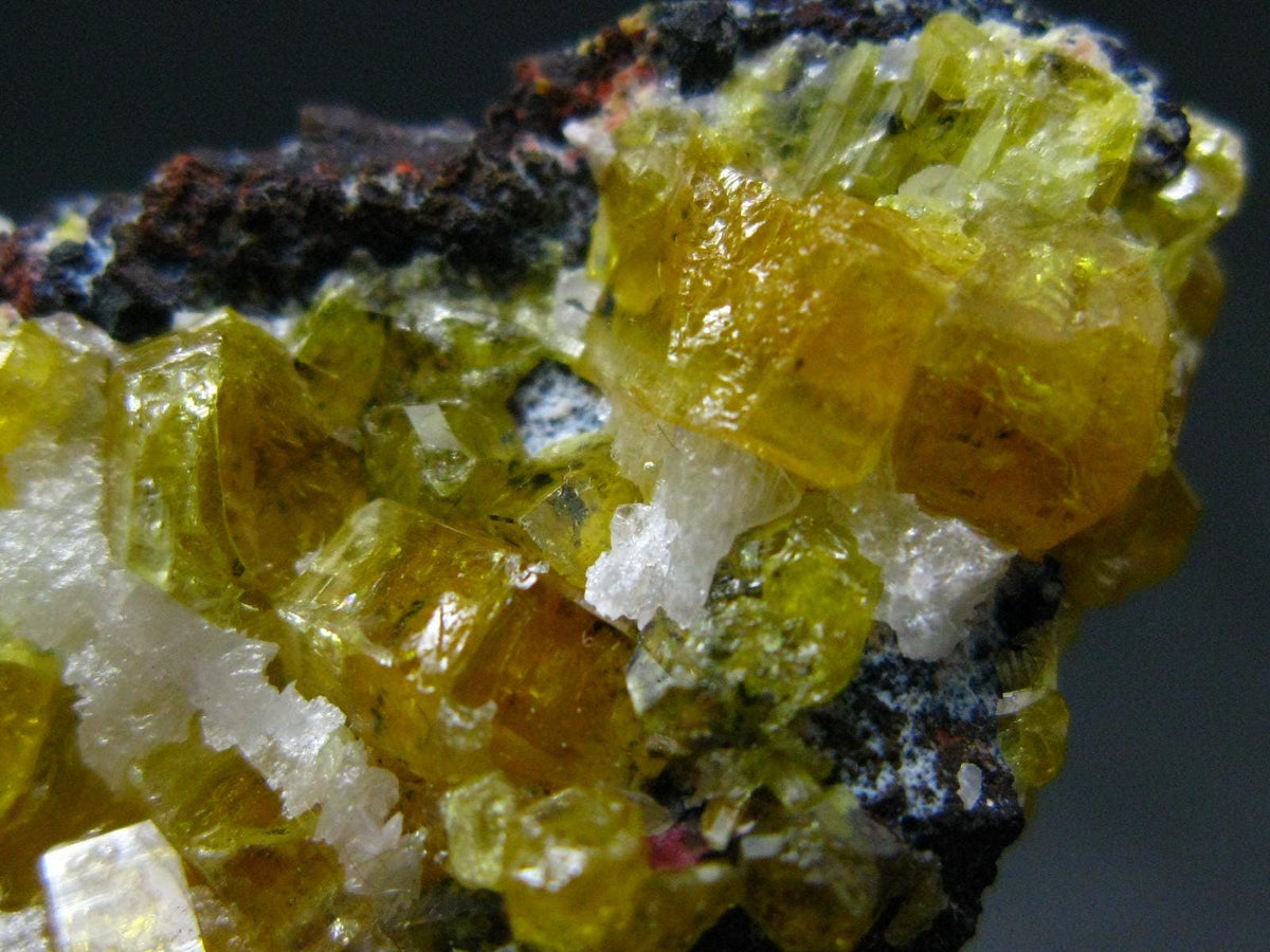 Nice Large Yellow Mimetite Cluster from Congo - 1.7"