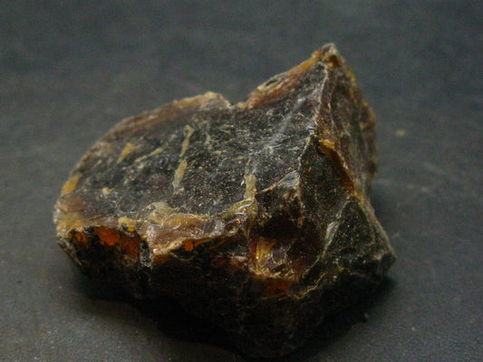 Rare Large Blue Amber Raw Piece Fluorescent From Indonesia - 1.5" - 10.38 Grams