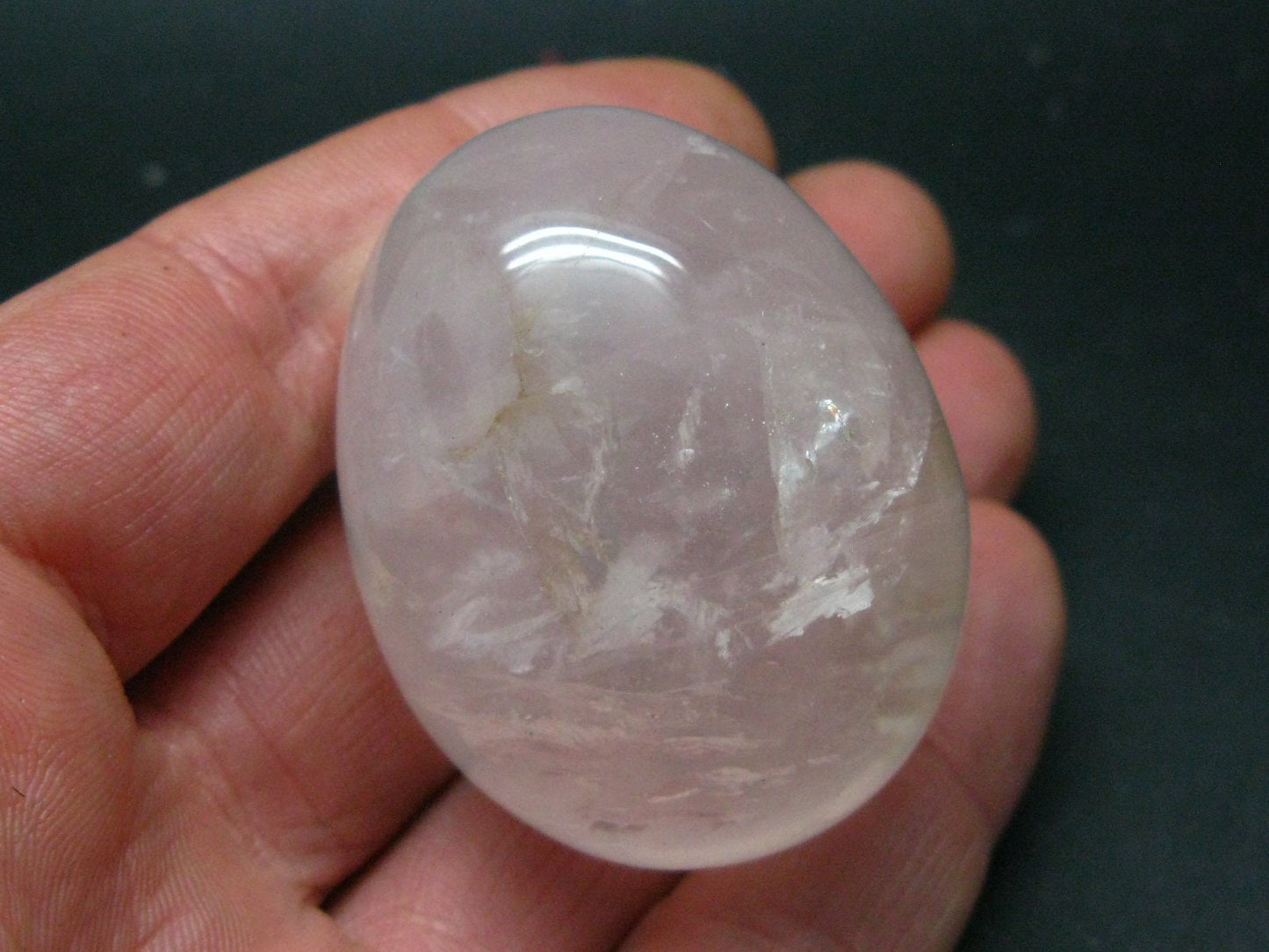 Rose Quartz Egg From Brazil - 1.9"