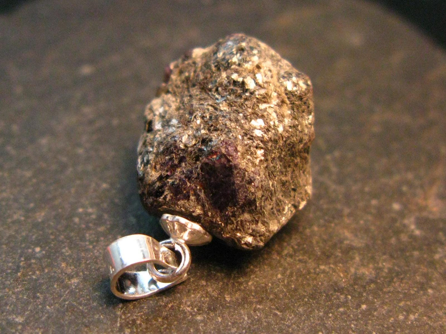 Natural Alexandrite Chrysoberyl Crystal Silver Pendant From Zimbabwe - 2.83 Grams