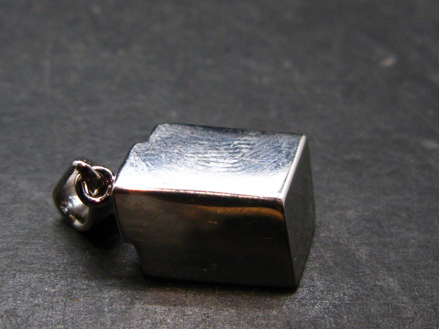Rhodochrosite Sterling Silver Pendant From Alma Colorado - 1.0" - 4.58 Grams