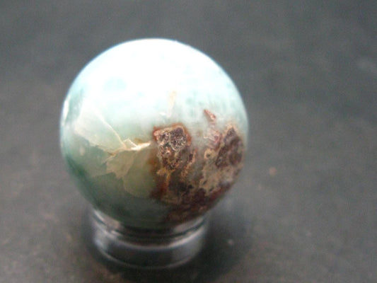 Larimar Sphere From Dominican Republic - 0.8" - 18.16 Grams