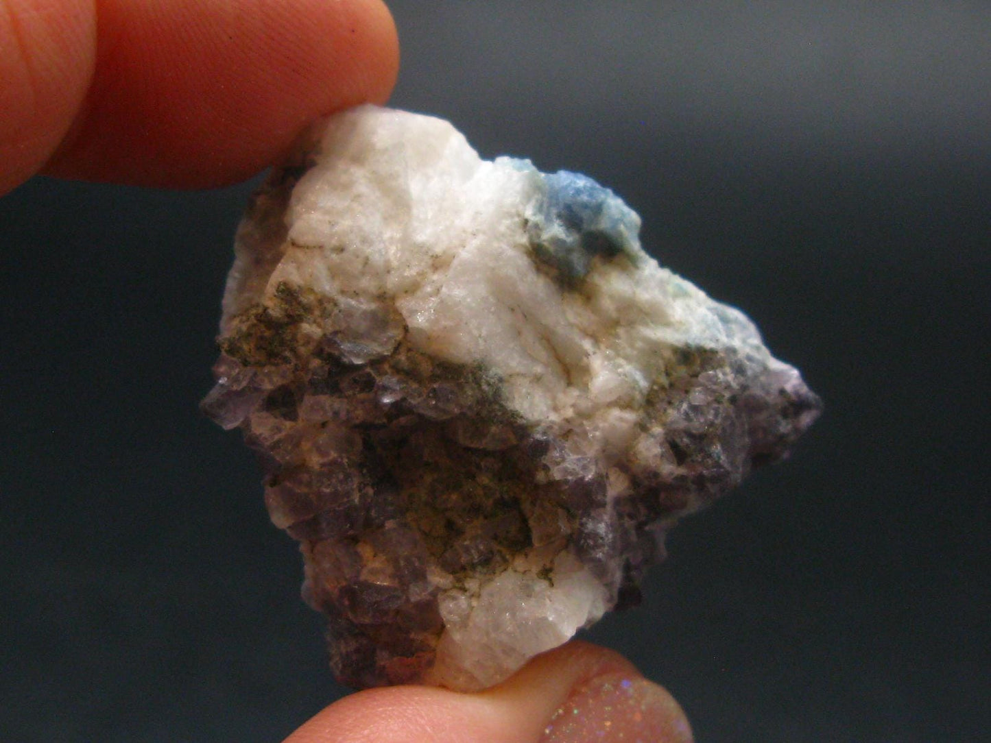 Extremely Rare Phenakite Phenacite, Fluorite & Beryl Crystal from Russia - 17.19 Grams - 1.2"