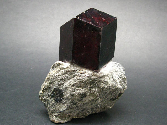 Red Garnet Almandine Cluster From Austria - 3.7"
