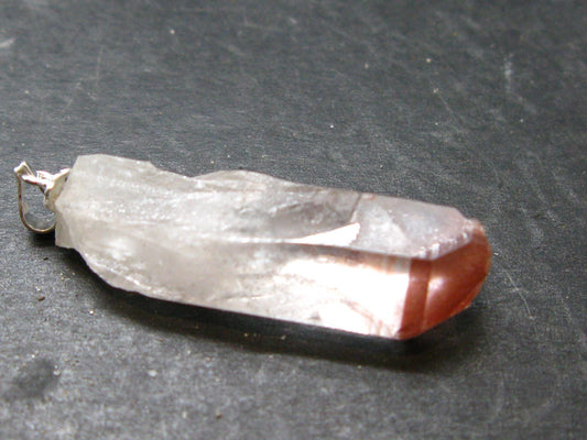 Lithium Quartz Crystal Pendant From Brazil - 1.6" - 4.78 Grams