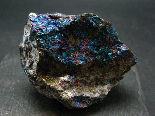 Peacock Ore!! Unusual Natural Raw Chalcopyrite Bornite from Mexico - 2.4" - 235.50 Grams