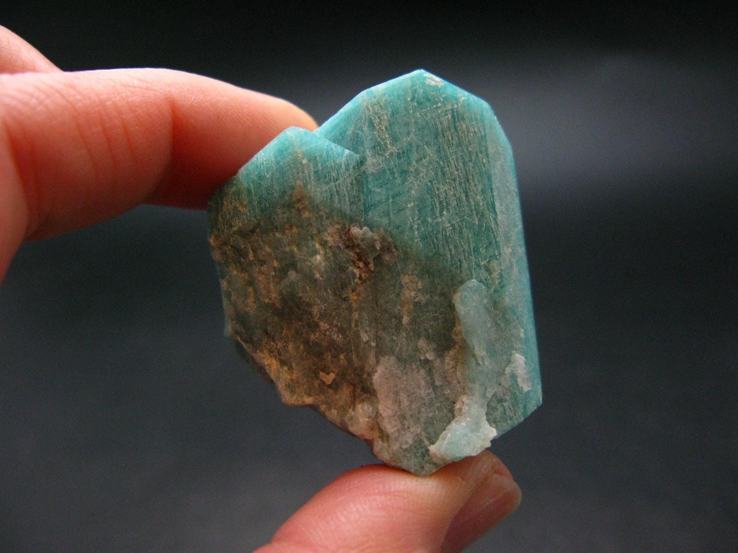 Huge Amazonite Microcline Crystal From Colorado - 1.6"