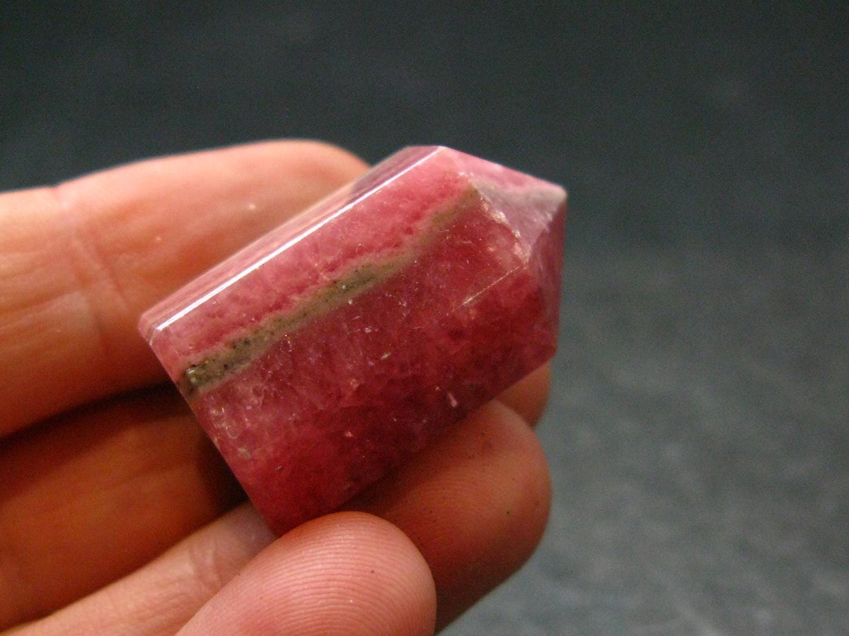 Beautiful Rhodochrosite Obelisk Pyramid from Argentina - 1.0"