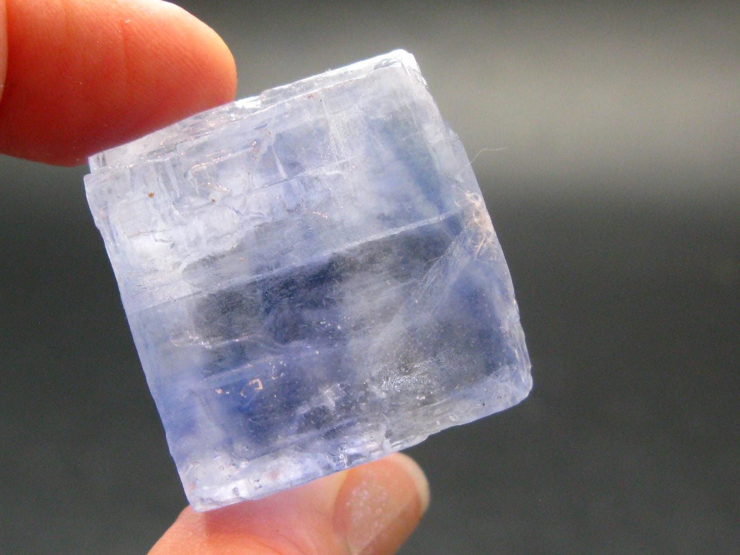 Blue Halite Crystal From USA - 1.2" - 41.5 Grams