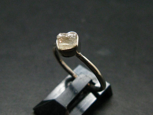 Phenakite Phenacite Crystal Silver Ring From Nigeria - Size 7 - 1.80 Grams