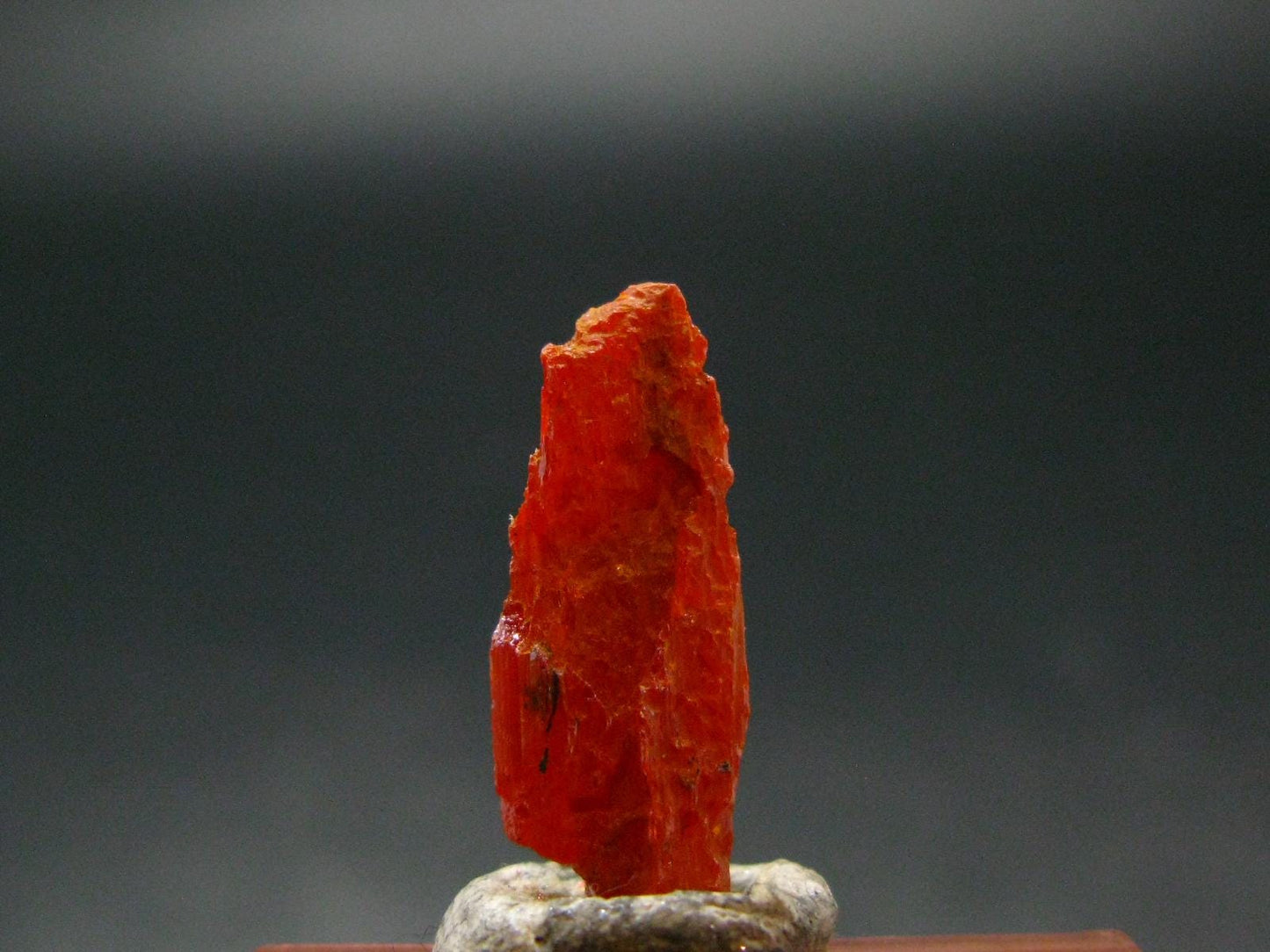 Large Orange Crocoite Crystal From Australia - 0.7" - 5.40 Carats