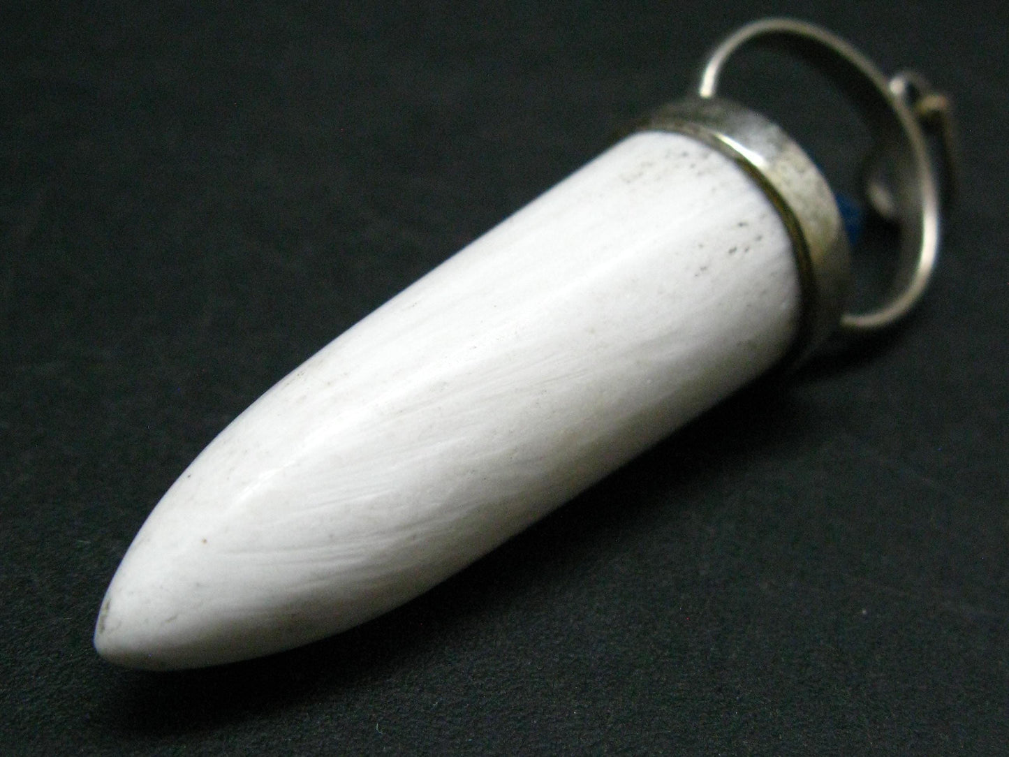 Cavansite and Scolecite Pendant From India - 2.5"