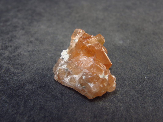 Hessonite Garnet Crystal from Jeffrey Mine, Quebec Canada - 0.7" - 2.8 Grams