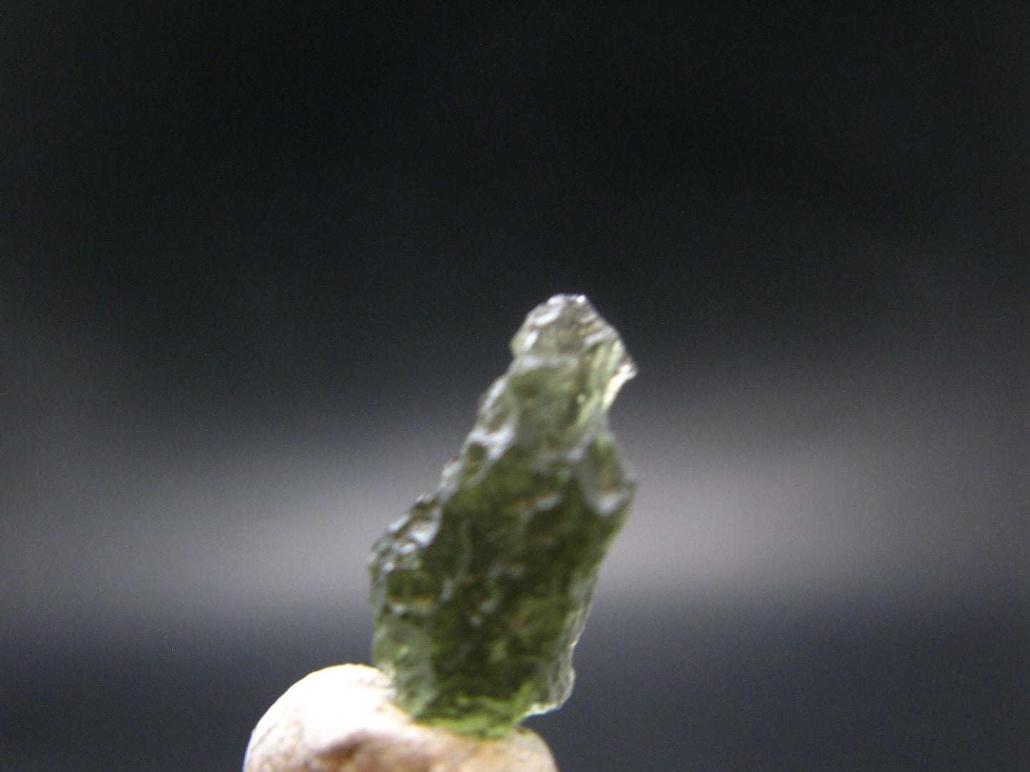 Moldavite Tektite Raw Piece from Czech Republic - 0.6" - 5.0 Carats - 1.0 Grams