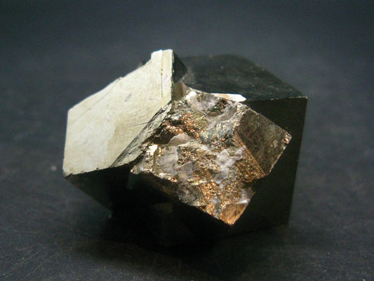 Perfect Pyrite Cube Crystal from Spain - 1.4" - 62.58 Grams