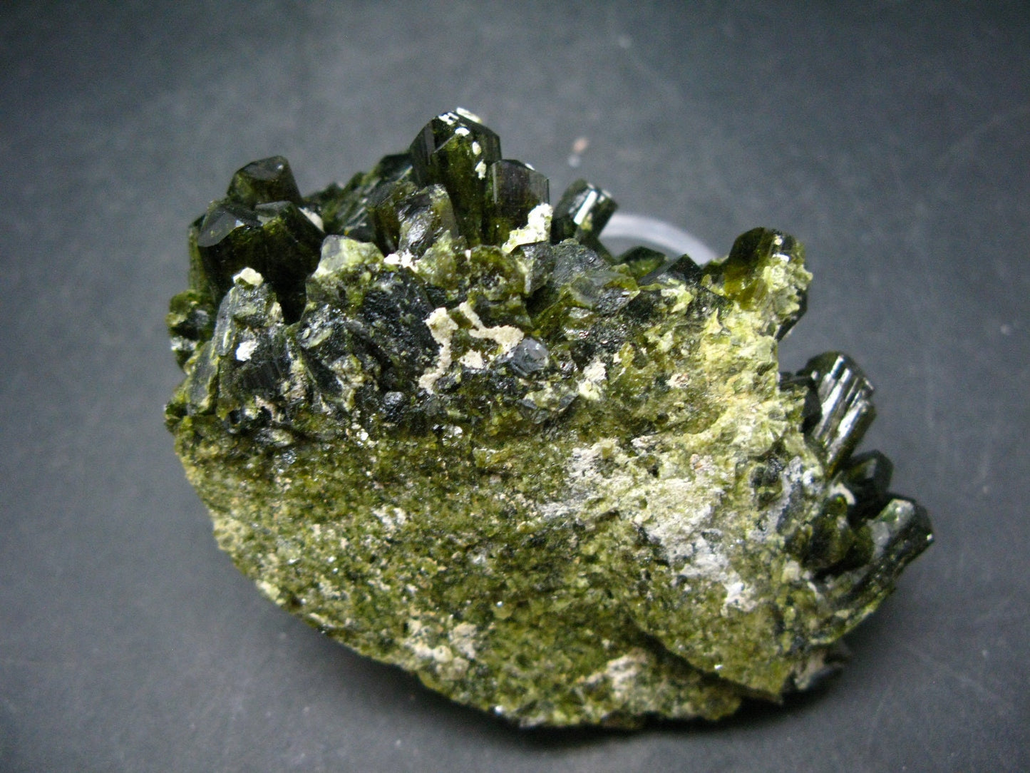 Nice Rare Epidote Cluster From Peru - 2.9"