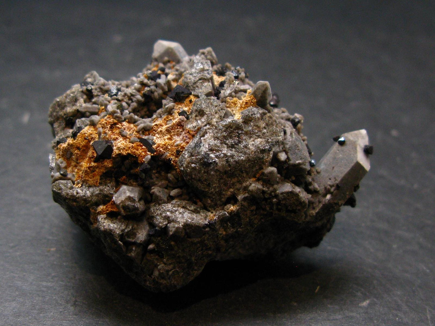Brookite On Quartz Cluster From Arkansas - 42.9 Grams - 1.9"