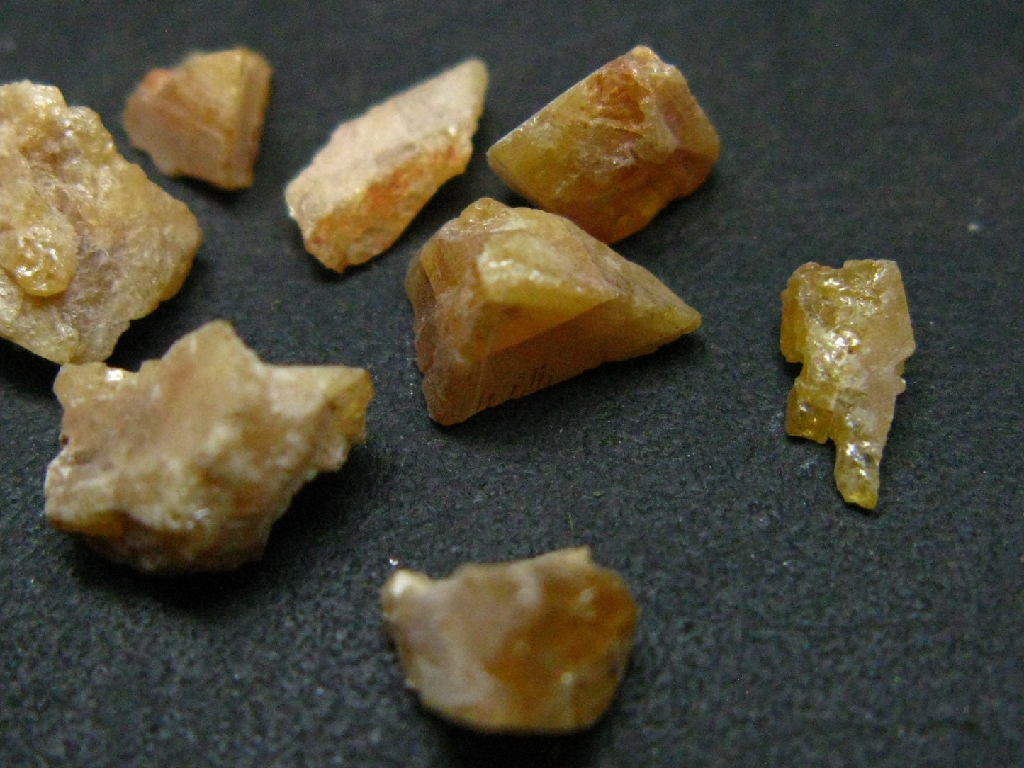 Lot of 10 Simpsonite Crystals from Brazil - 15 Carats