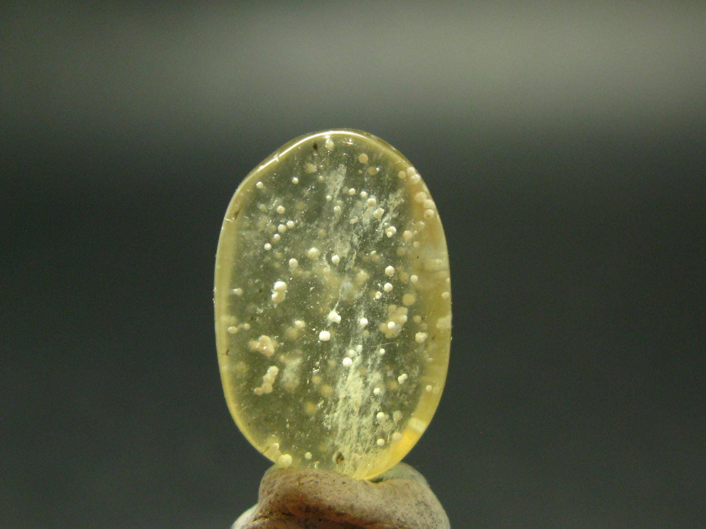 Nice Gem Libyan Tektite Cabochon From Libya - 2.55 Grams