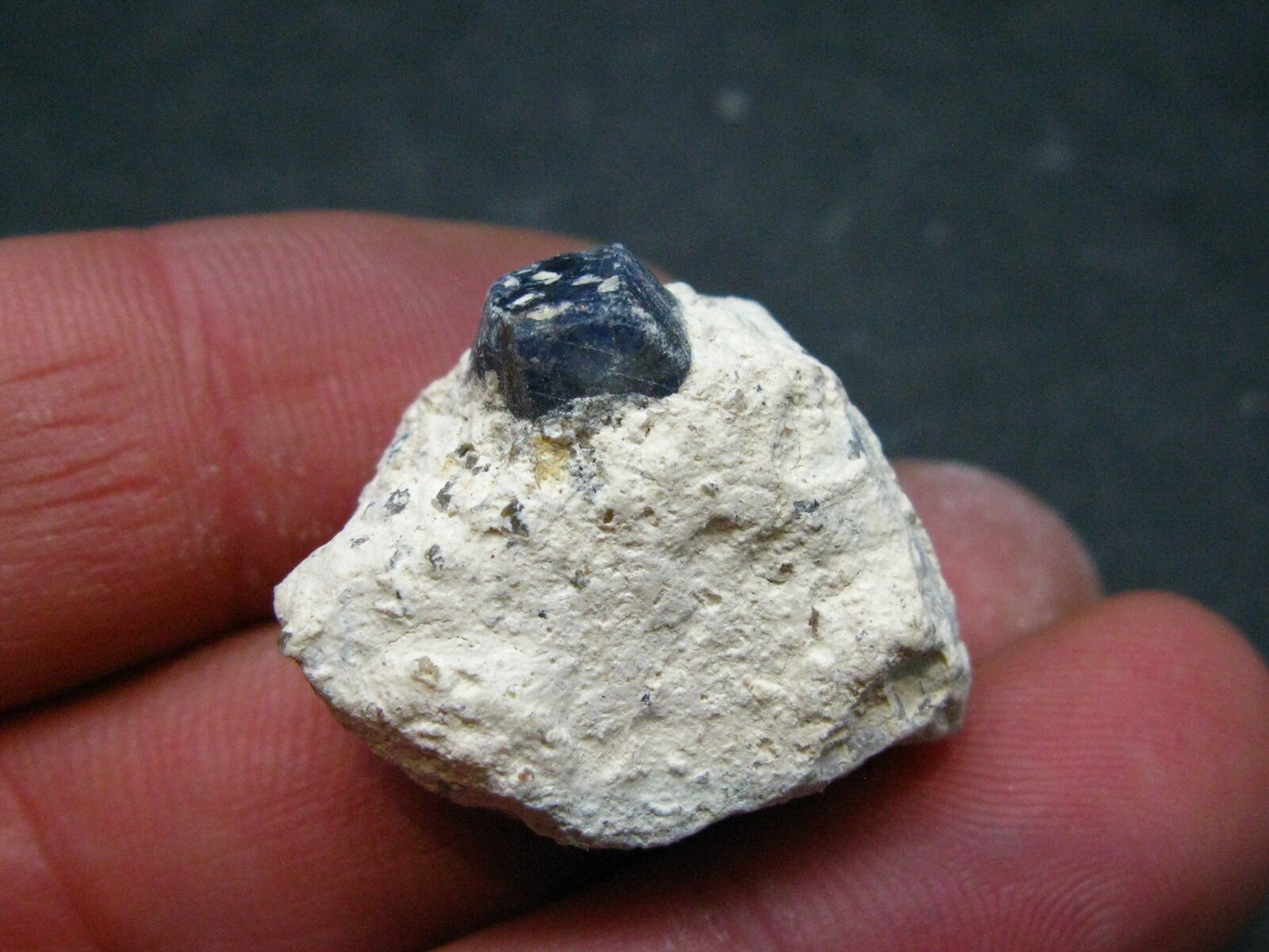 Large Blue Sapphire Corundum Cluster From Madagascar - 1.1"