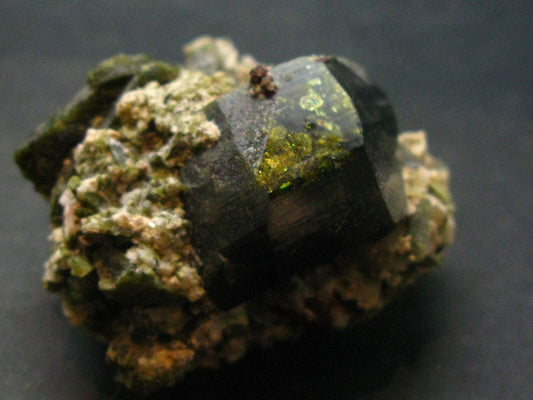 Nice Rare Epidote Cluster From Peru - 1.9"