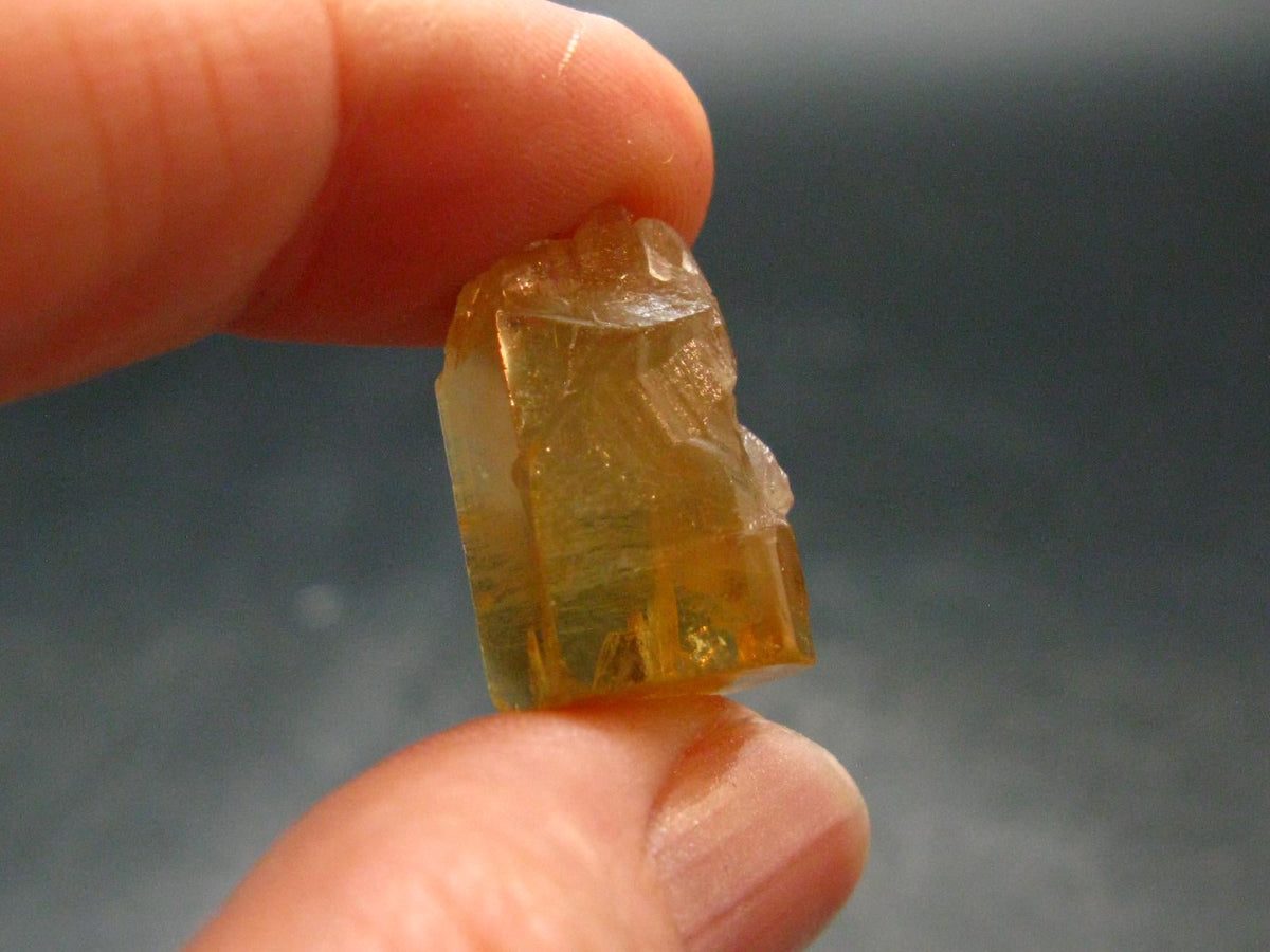Gem Heliodor Golden Beryl Crystal From Tajikistan - 18.85 Carats - 0.8"