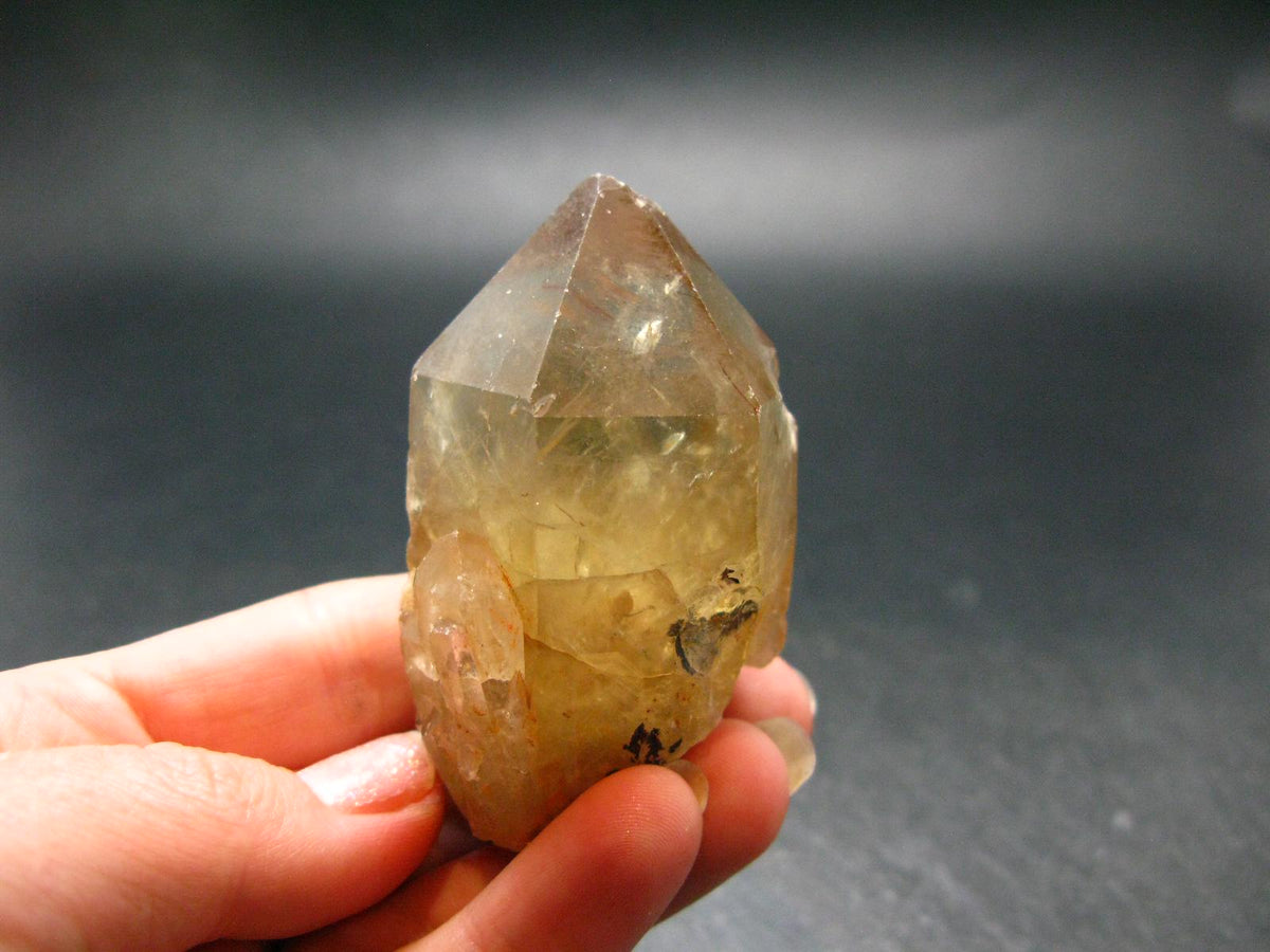 Natural Unheated Citrine Crystal from Congo - 94.69 Grams