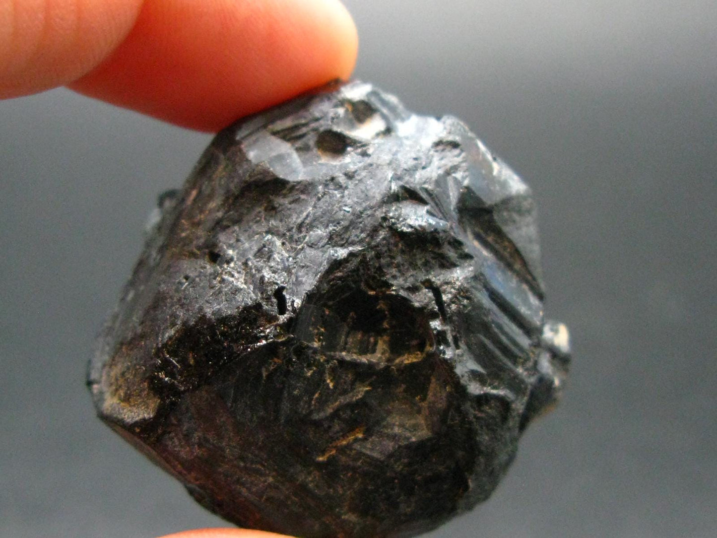 Fine Black Tourmaline Schorl Crystal From Namibia - 1.3"