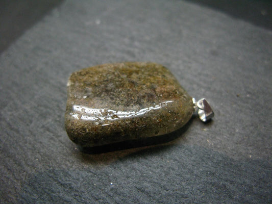Rare Witches Finger Quartz Crystal Silver Pendant From Zambia - 1.4" - 8.61 Grams