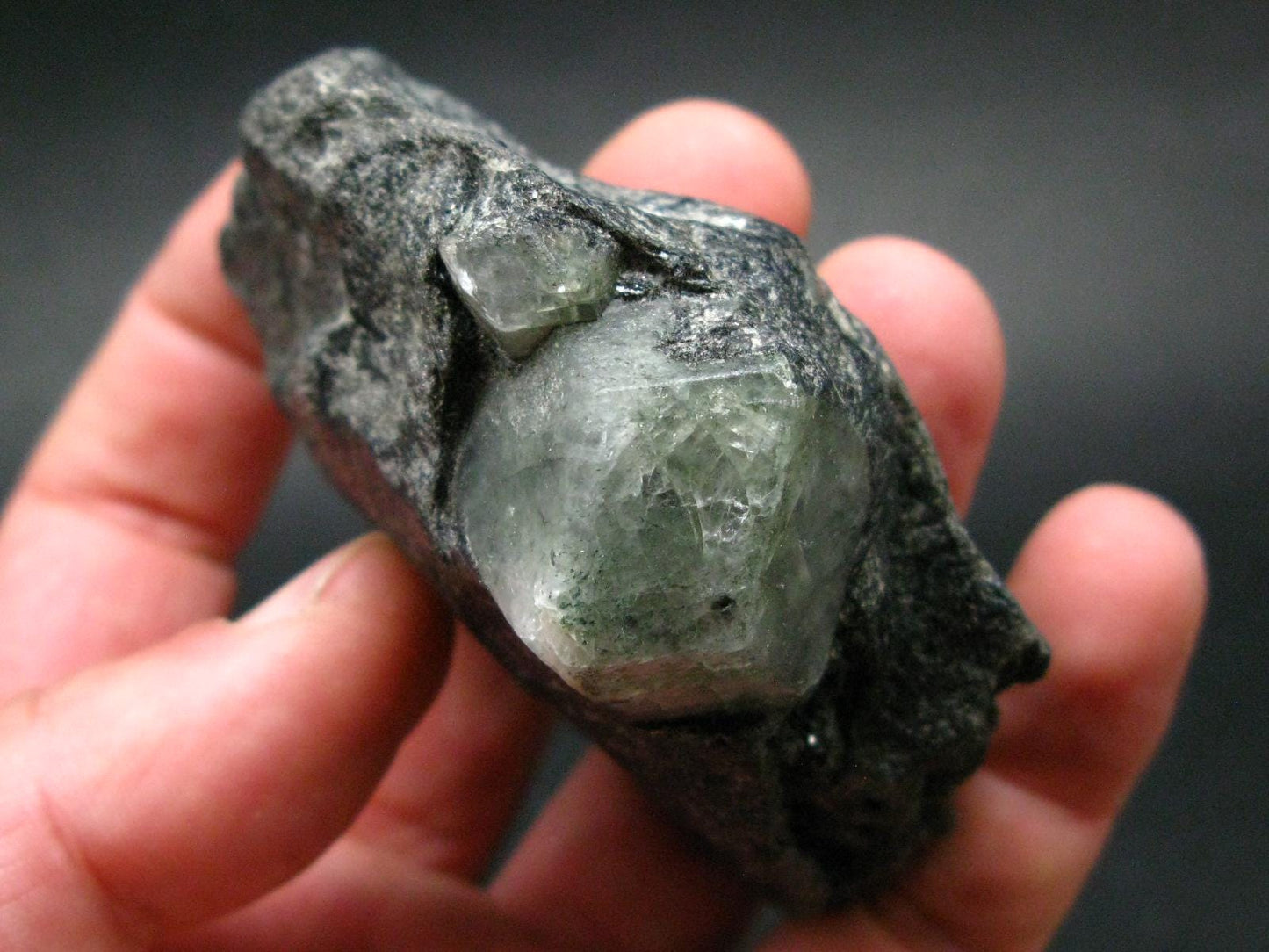 Gem Phenakite Phenacite Crystal on Matrix From Russia - 196 Grams - 3.1"