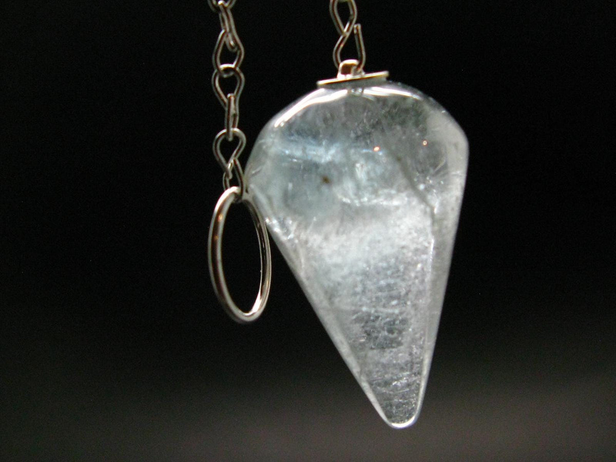 Blue Topaz Pendulum From Brazil - 17.88 Grams