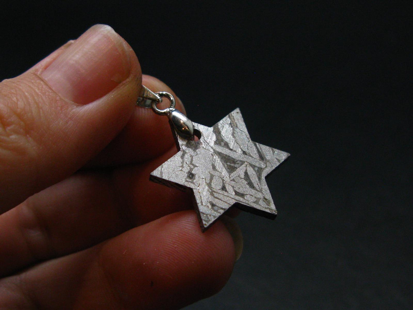 Muonionalusta Meteorite Pendant from Sweden - 1.2"