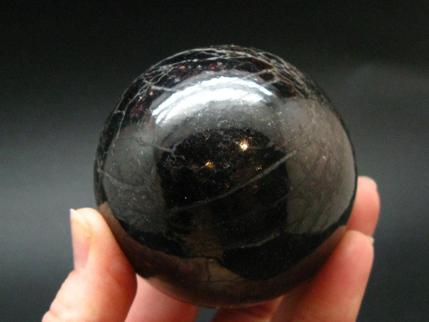 Red Garnet Almandine 2.3" Sphere From India - 480 Grams