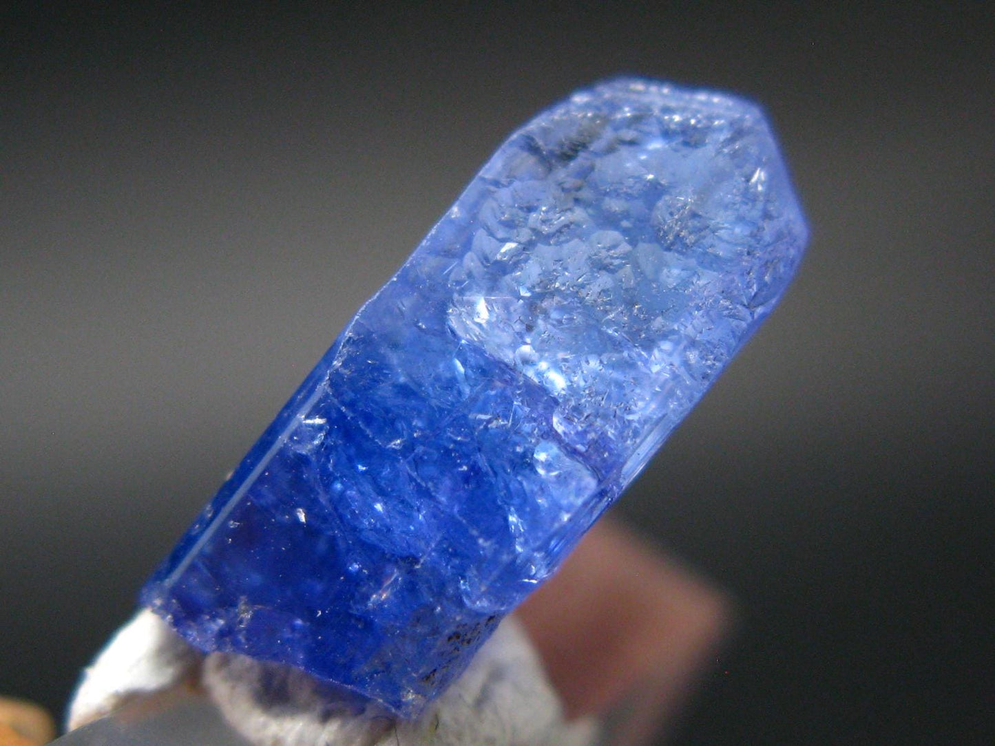 Fine Gem Tanzanite Zoisite Crystal From Tanzania - 7.45 Carats - 0.6"