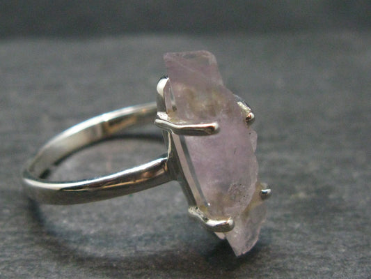 Vera Cruz Amethyst Silver Ring From Mexico - Size 11 - 3.96 Grams