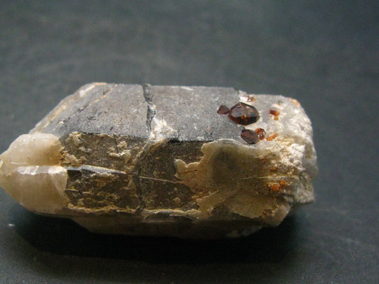 Spessartine Spessartite Garnet On Smoky Quartz Crystal From China - 1.9" - 37.07 Grams